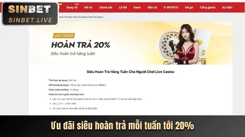Khuyến mãi nạp lại hàng ngày tại Sunwin